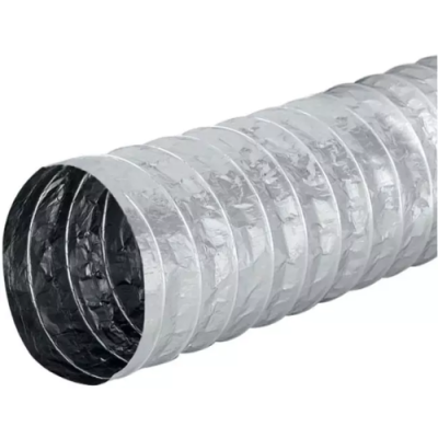 Aluminium Ø 200 mm ongeisoleerd flexibele slang - 10 m