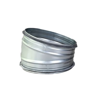 Spiro Bocht 15° Ø 125 mm. SAFE (met rubber)