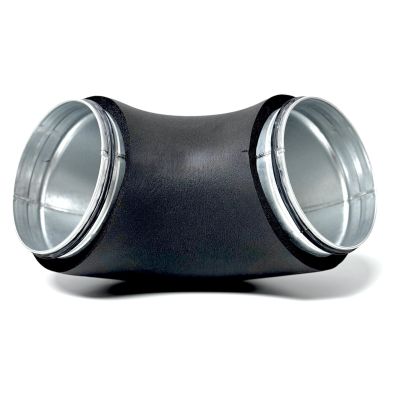 Climaduct 13mm bocht diameter 160 90 graden geisoleerd