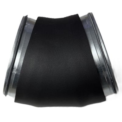 Climaduct 13mm bocht diameter 250 45 graden geisoleerd