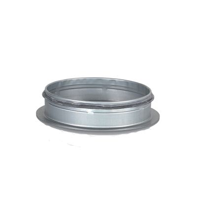 Spiro Platte Aftakking 90° Ø 100 mm. SAFE (met rubber)