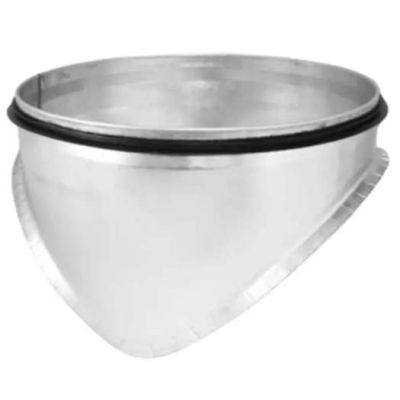Spiro Zadelstuk 90° Ø 800-800 mm. SAFE (met rubber)